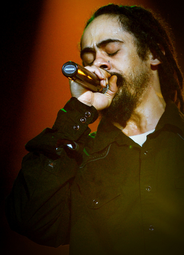 Damian Marley performing in Bogotá in November 2011