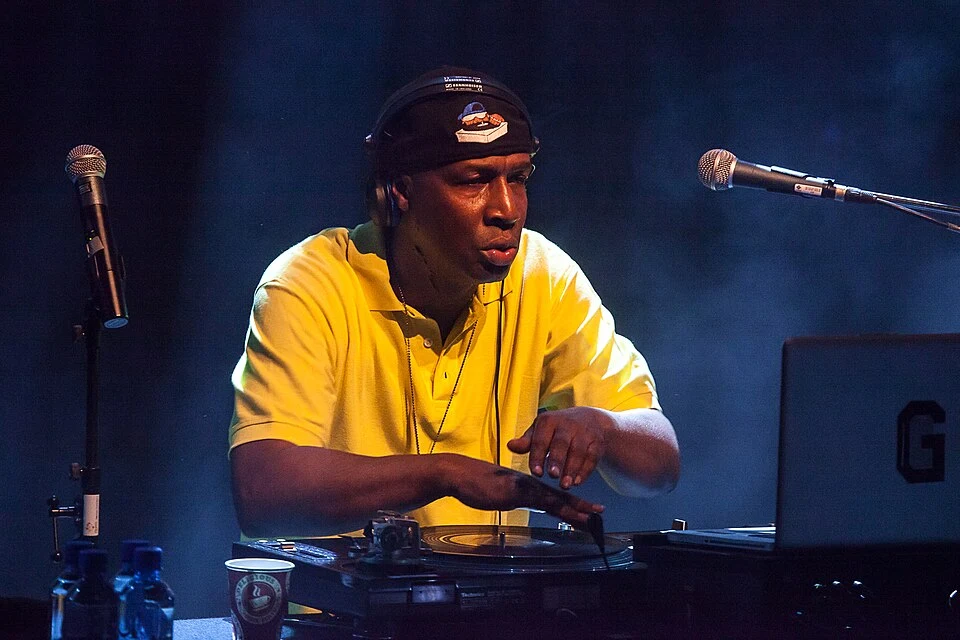 Grandmaster Flash performing at the Meltdown Festival, 2014; not the 2007 induction.